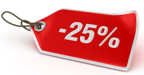 25% discount